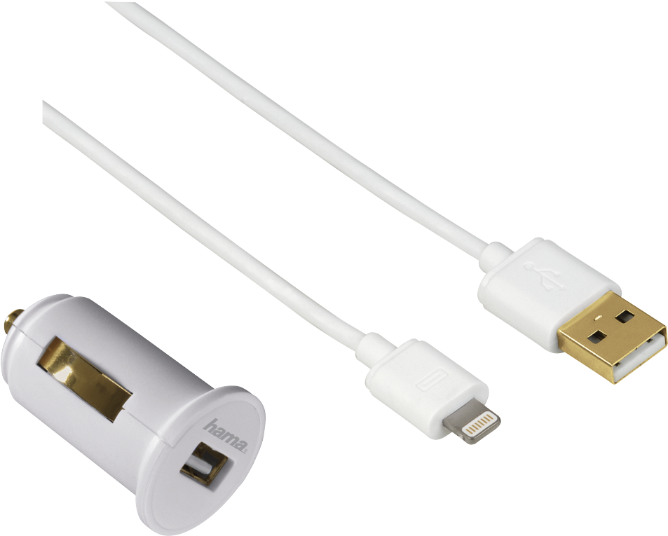 "piccolino" Vehicle Charger Set For Apple Ipad, Lightning, - Electrical Connector (1100x1100), Png Download