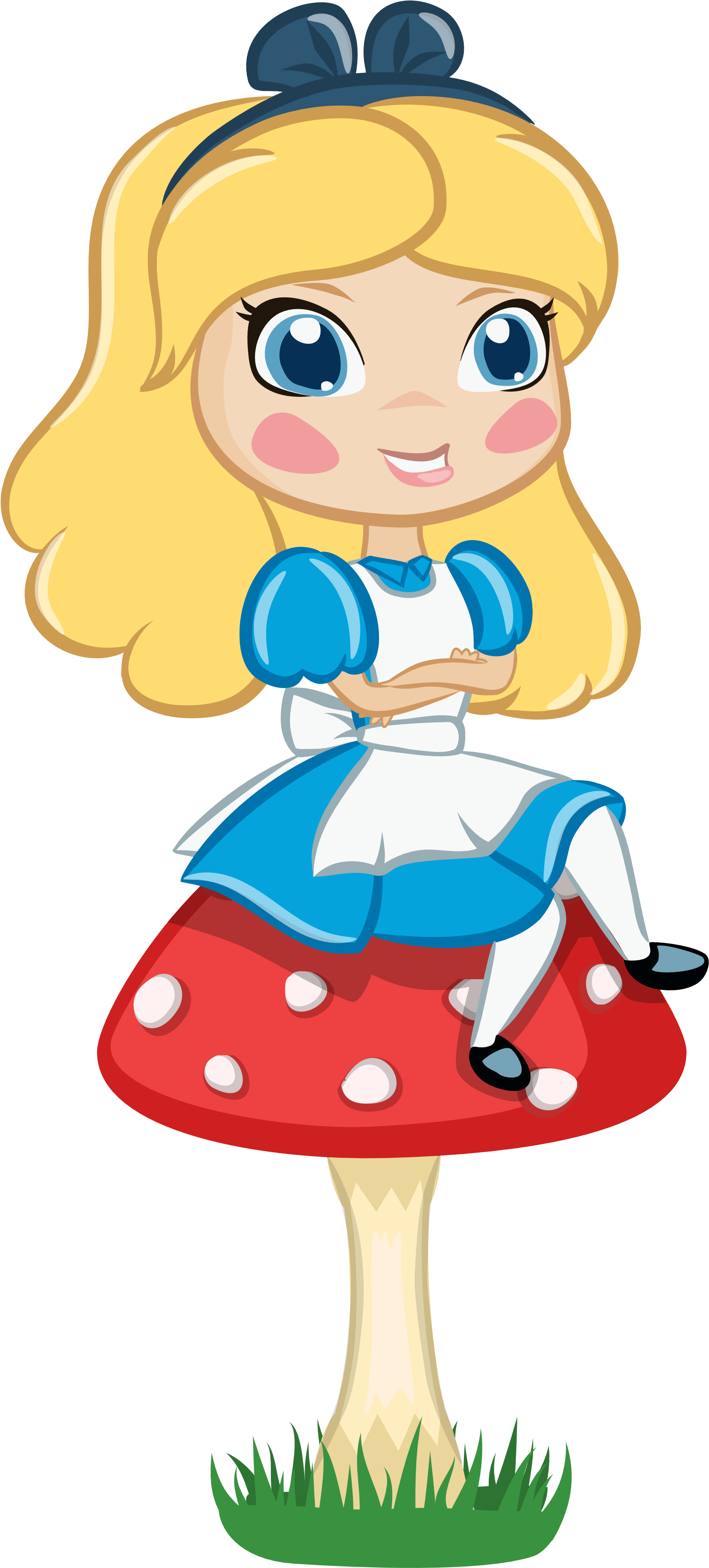 Alice Clipartist Poster Art Png - Alice In Wonderland Art Clipart (1969x4135), Png Download