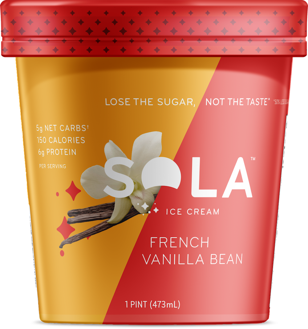 Vanilla Bean - Sola Ice Cream (1000x1069), Png Download