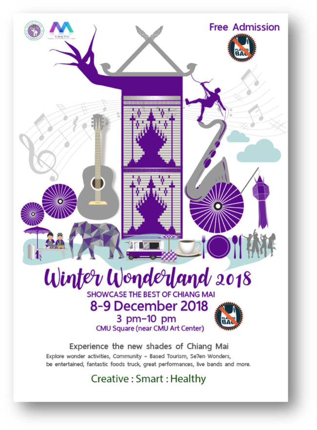 Cmu Cmww Poster Draft 1 - Winter Wonderland Chiang Mai (660x891), Png Download