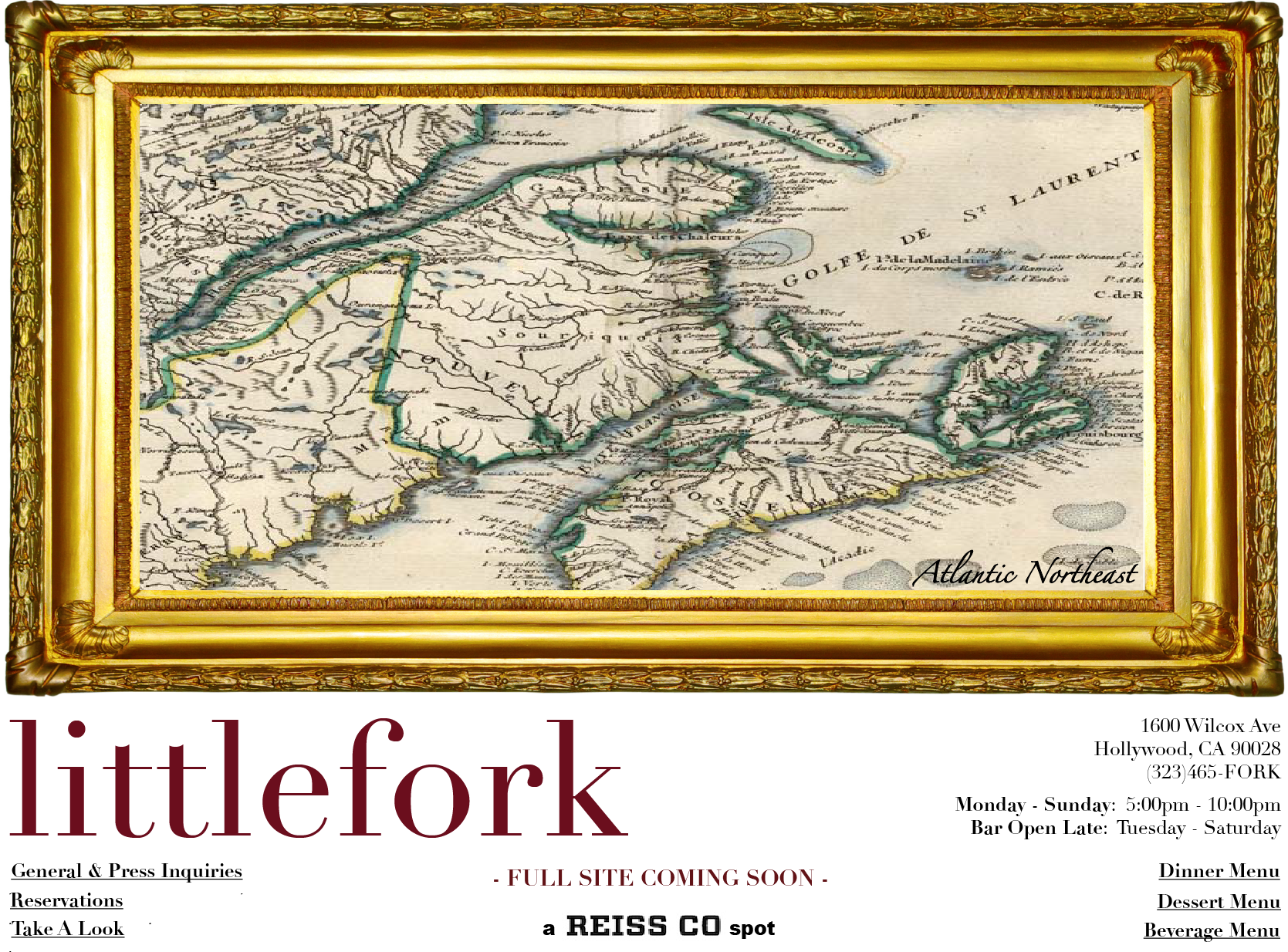 Littlefork, 1600 Wilcox Ave, Los Angeles, Ca 90028 - Picture Frame (1669x1234), Png Download