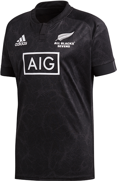 All Blacks Sevens Home Jersey - All Blacks Rugby Jersey 2018 (600x600), Png Download