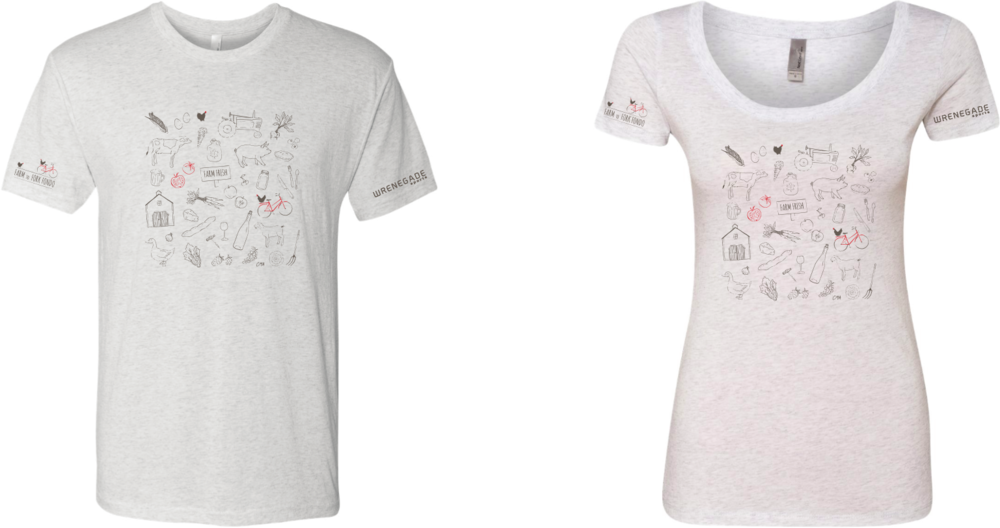 These Brand New Stylish Farm To Fork Fondo T-shirts - Active Shirt (1000x528), Png Download