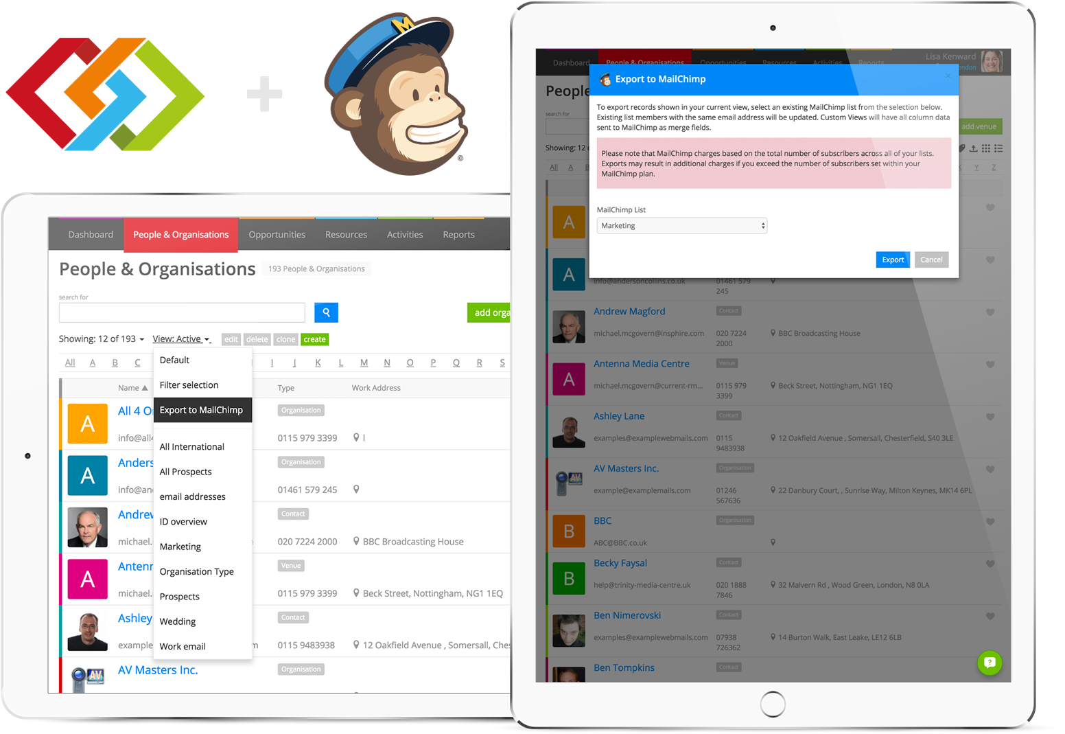 Current Rms Now Integrates With Mailchimp - Current Rms (1600x1133), Png Download