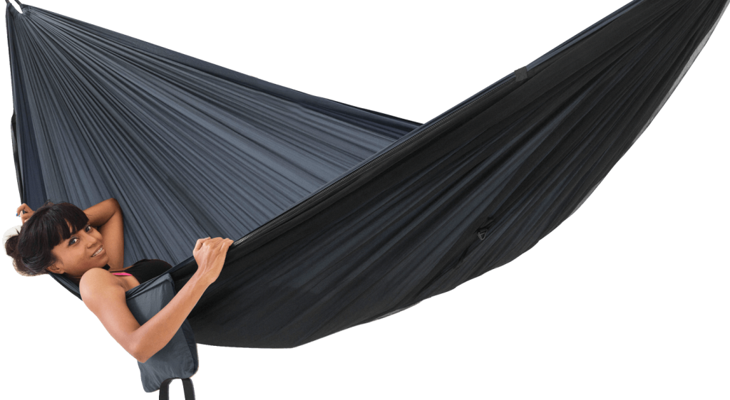 Couple In Hammock - Hammock (1024x562), Png Download