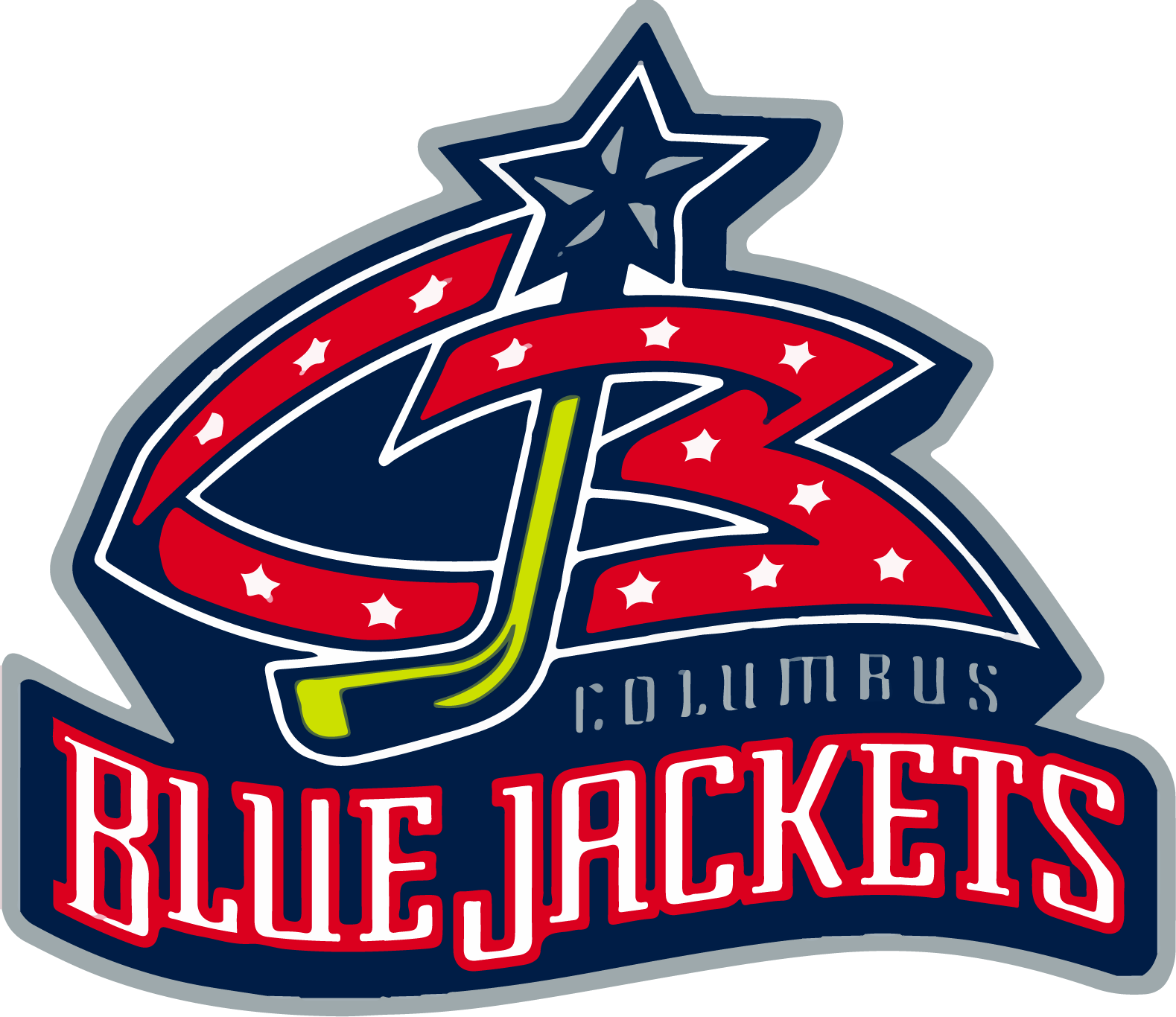 Columbus Blue Jackets - Nhl Columbus Blue Jackets Logo (1579x1366), Png Download