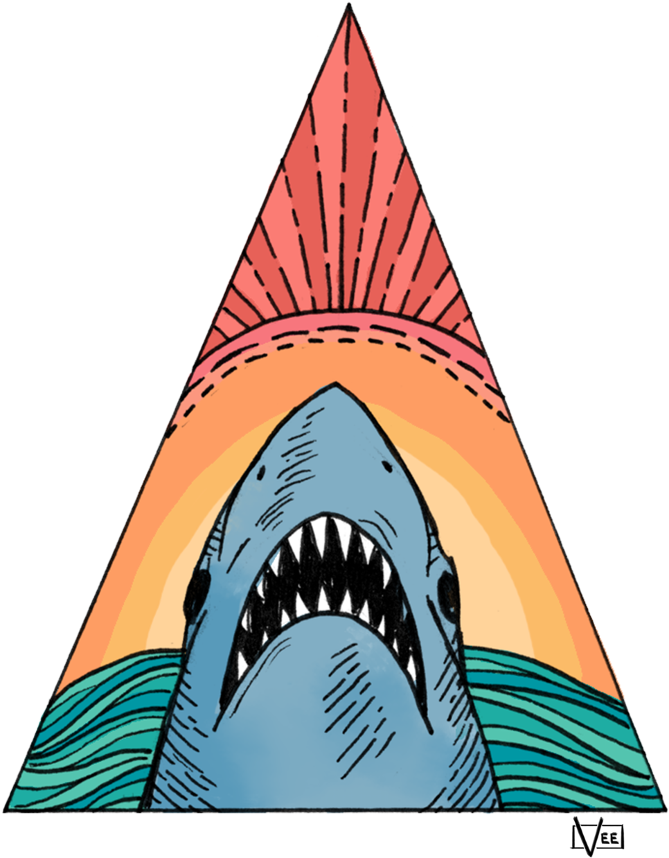 Shark (1000x1294), Png Download