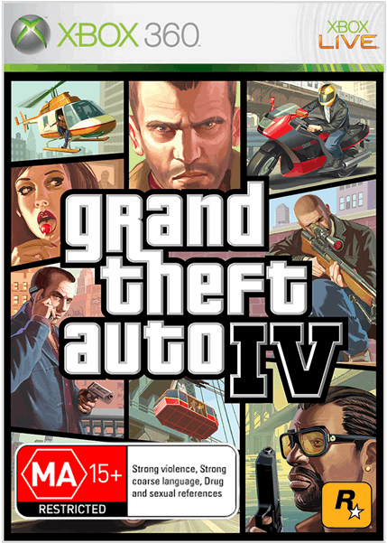 Game Xbox 360 Gta 6 (600x600), Png Download