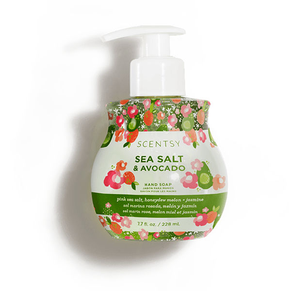 Sea Salt & Avacado Hand Soap - Sea Salt & Avocado Scentsy (600x600), Png Download