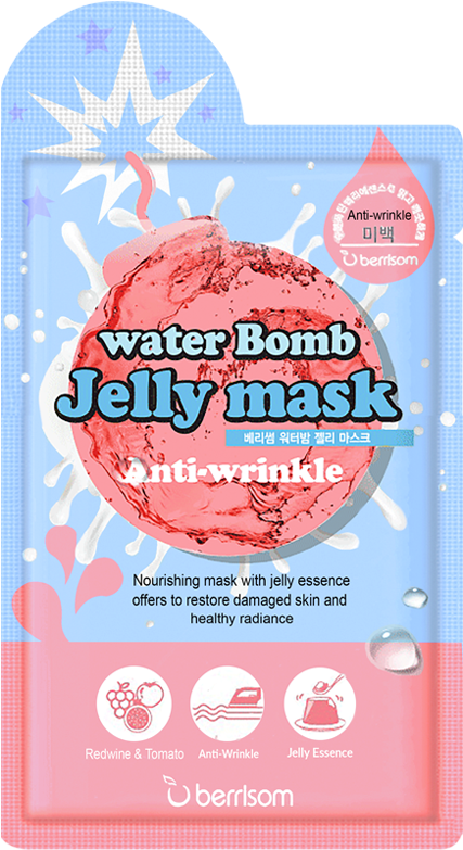 Waterbomb Jelly Mask - Berrisom Water Bomb Jelly Mask (700x933), Png Download