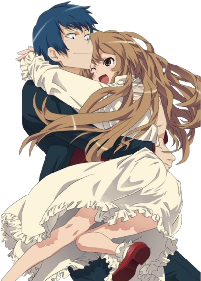 Thumbnail - Toradora Taiga Y Ryuuji (1024x576), Png Download