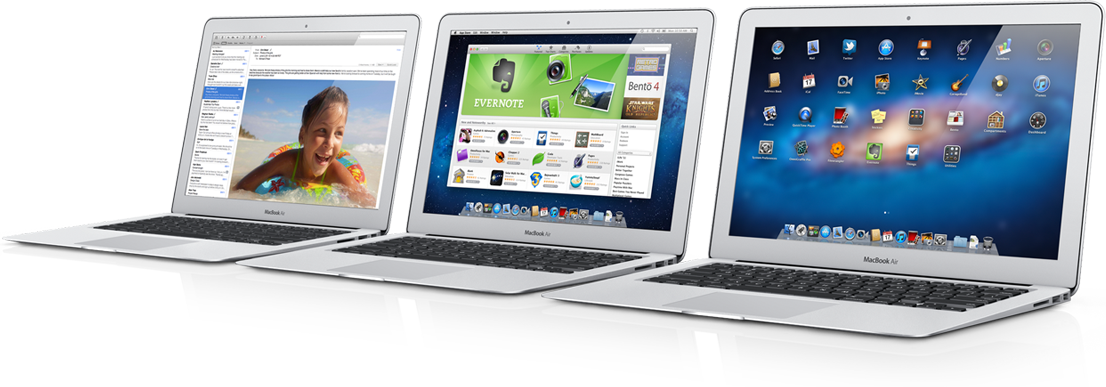 With New Macbook Airs, Apple Could Sell Close To 5 - Mac Os X Lion (1106x387), Png Download