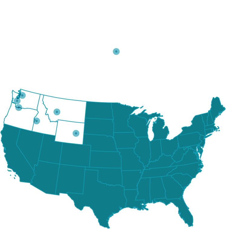 Compounding Pharmacy Services In Casper Wy - Mapa Estados Unidos Vector (761x756), Png Download