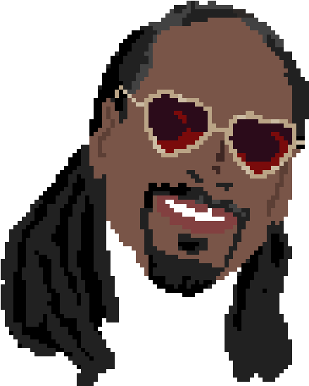 Snoop Dogg-see Description I Only Traced The Hairline - Illustration (600x600), Png Download