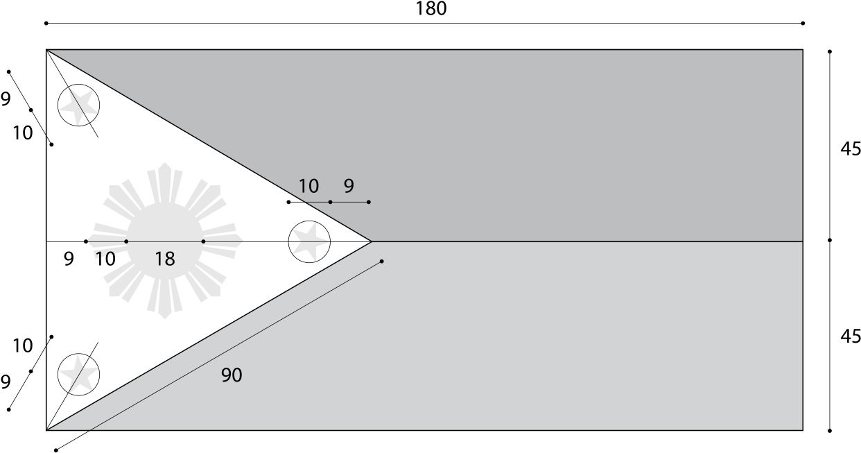Flag Of The Philippines - Flag Of The Philippines Size (1280x701), Png Download