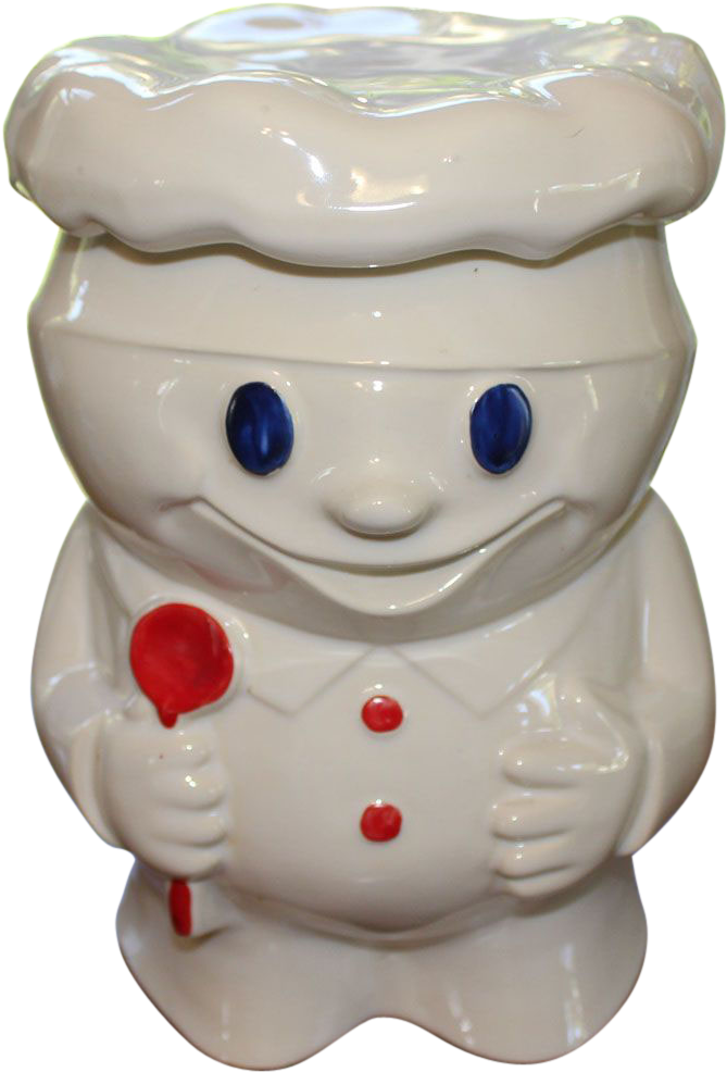 Vintage Mccoy Bobby Baker Pillsbury Dough Boy Bobby - Figurine (985x985), Png Download
