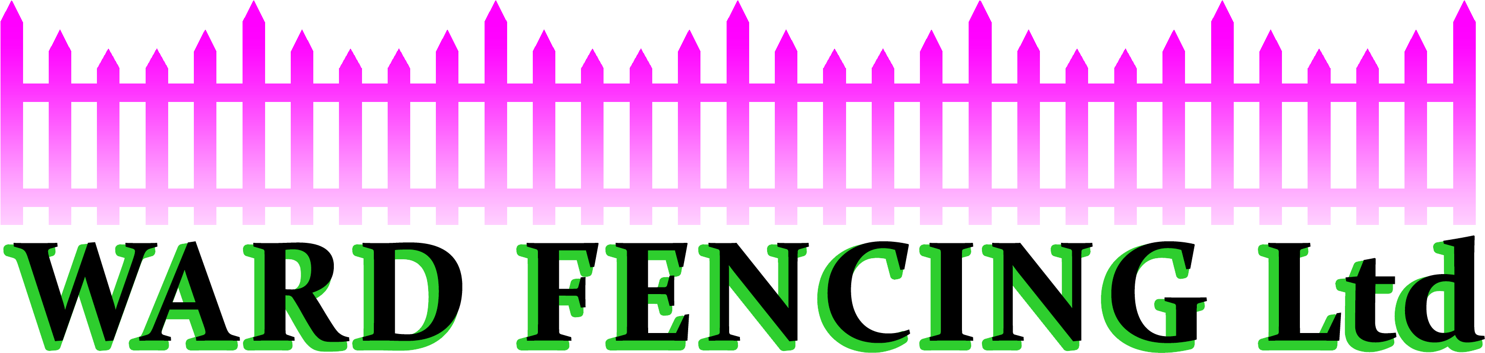 New Construction Fence Renovators - Picket Fence (3102x1152), Png Download