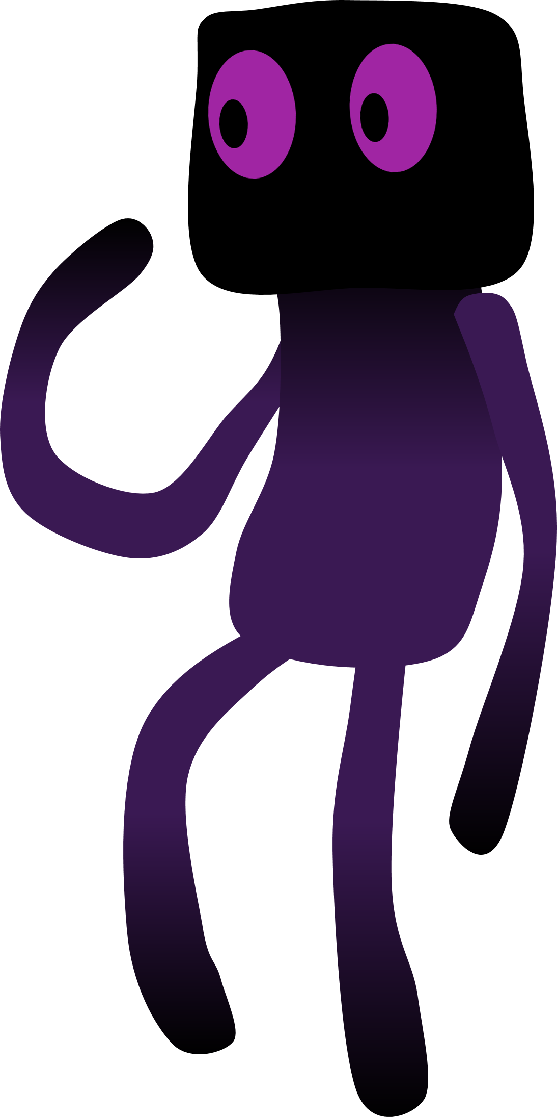 Enderman - Illustration (1094x2190), Png Download