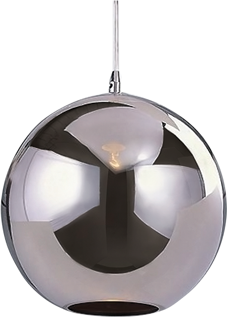 Pendente Esfera De Vidro Cromado - Pendant (1920x784), Png Download