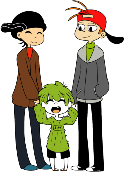 Kevedd Fanily - Edd X Kevin Jim X Plank (500x676), Png Download