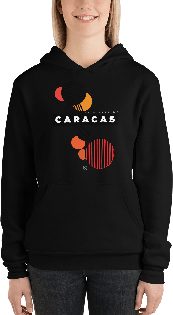 Esfera De Caracas Fleece Pullover Hoodie - Sweatshirt (1000x1000), Png Download