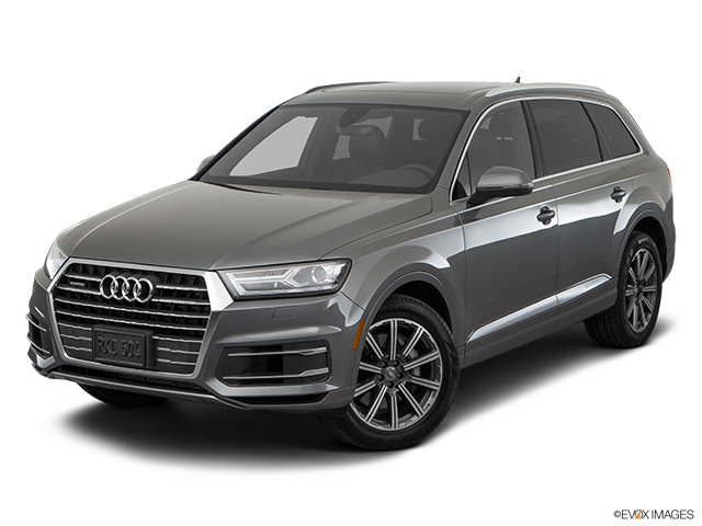 2017 Audi Q7 - Chevy Traverse 2017 Black (640x480), Png Download