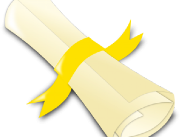 Gold Clipart Diploma - Missile (640x480), Png Download