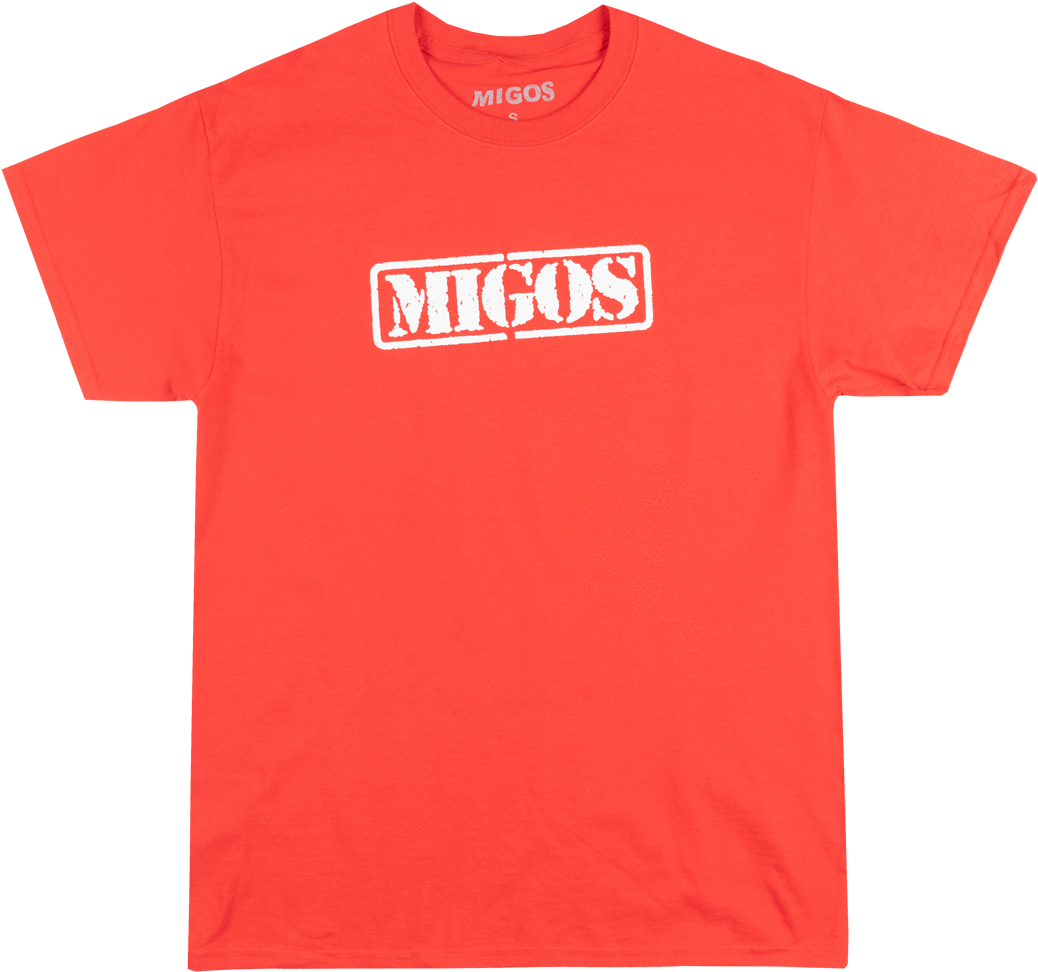 Migos Culture T-shirt Red Offset Quavo Takeoff Trap - Coca Cola Red T Shirt (1092x1000), Png Download