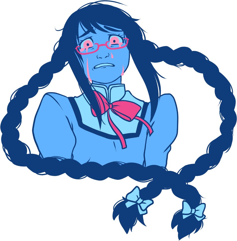 Purple Madoka - Illustration (1000x1000), Png Download