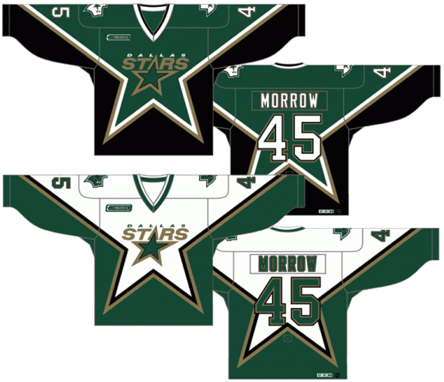 This Jersey Represents One Of The Few Times That An - Dallas Stars (636x548), Png Download