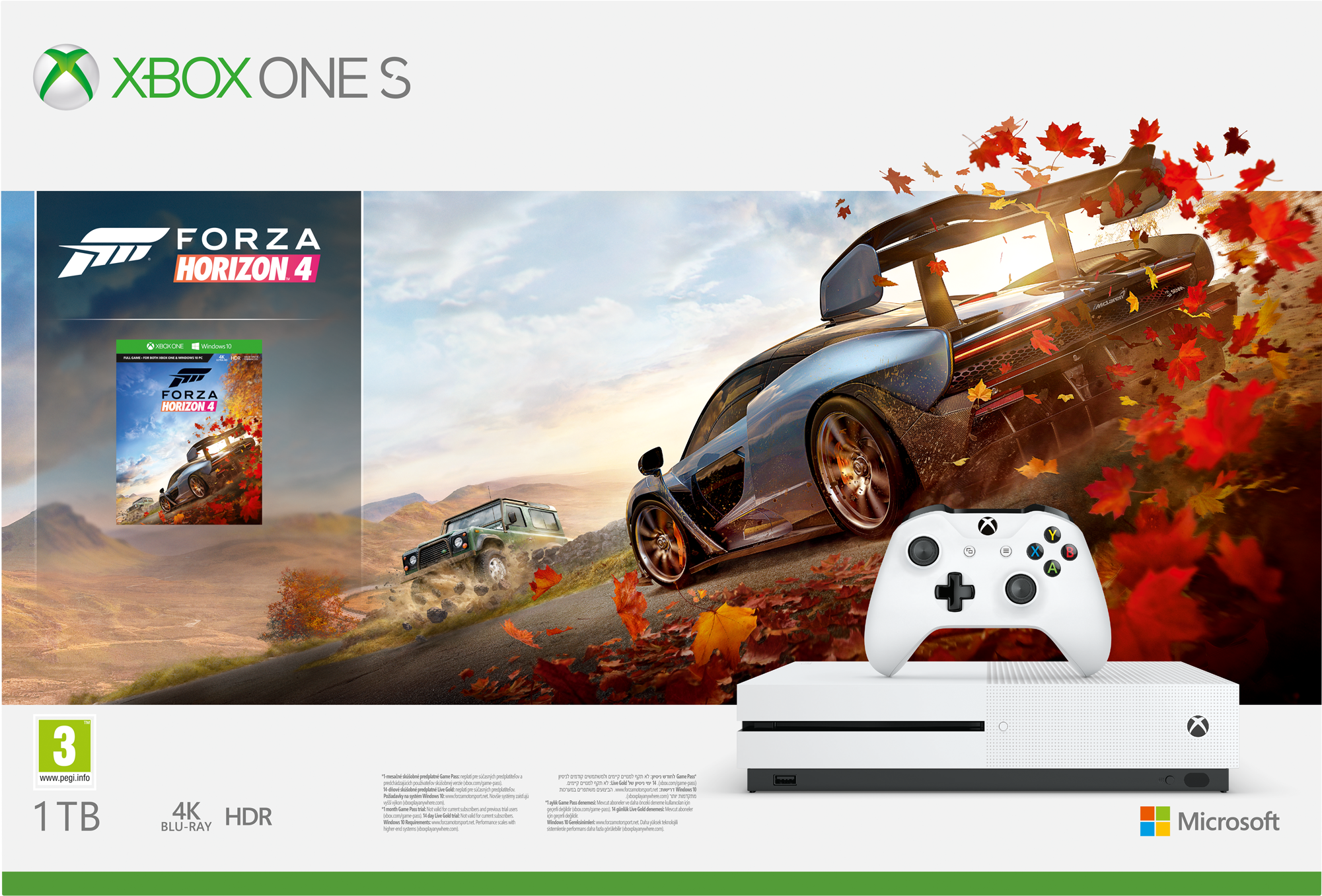 Details About Microsoft Xbox One S 1tb With Forza Horizon - Xbox One Forza Horizon 4 (2000x2000), Png Download
