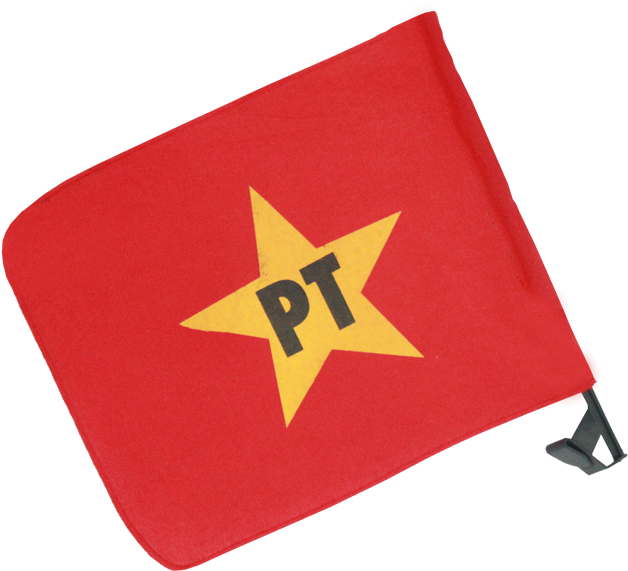 Bandeirola-pt - Partido Dos Trabalhadores (800x601), Png Download