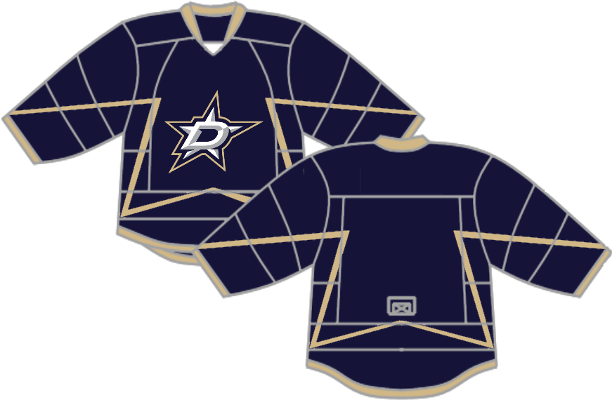 Discount Code For When The Dallas Stars Introduced - Dallas Stars Blue Jersey (972x691), Png Download