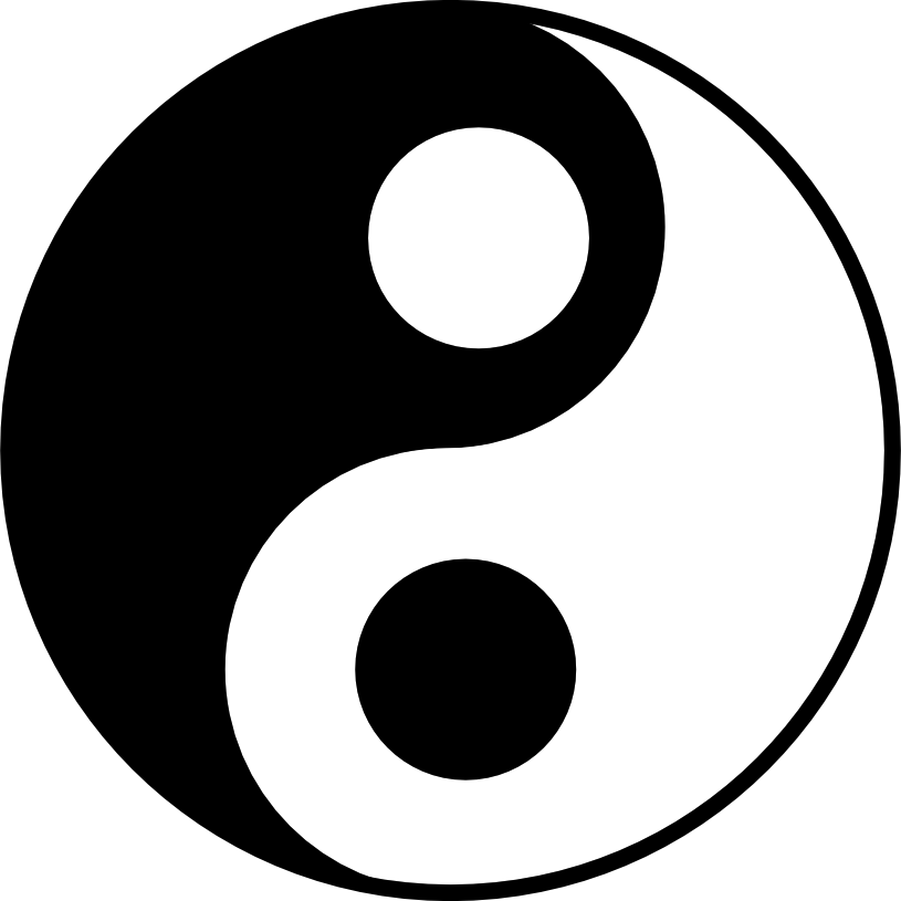 In Class Activity Ying Yang - Circle (815x815), Png Download
