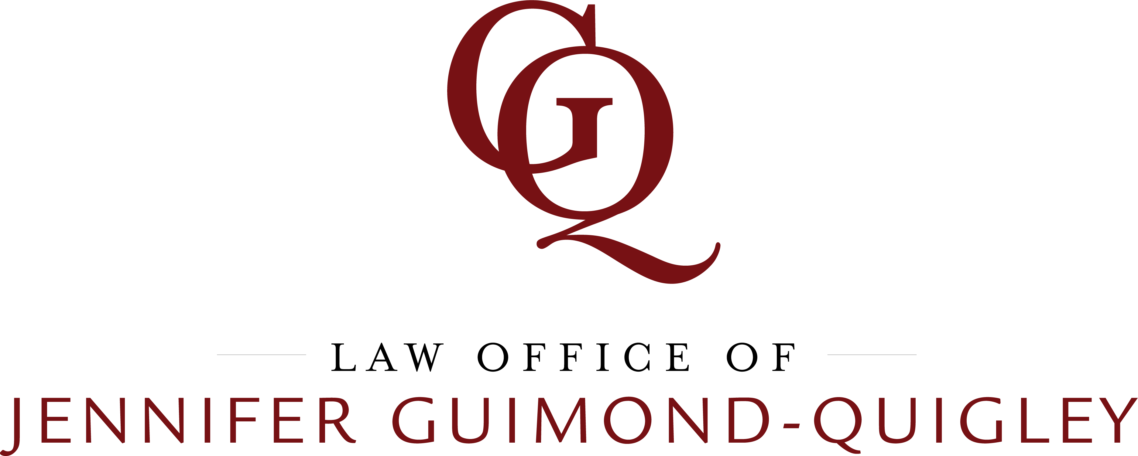 Law Office Of Jennifer Guimond-quigley - Graphic Design (3746x1502), Png Download