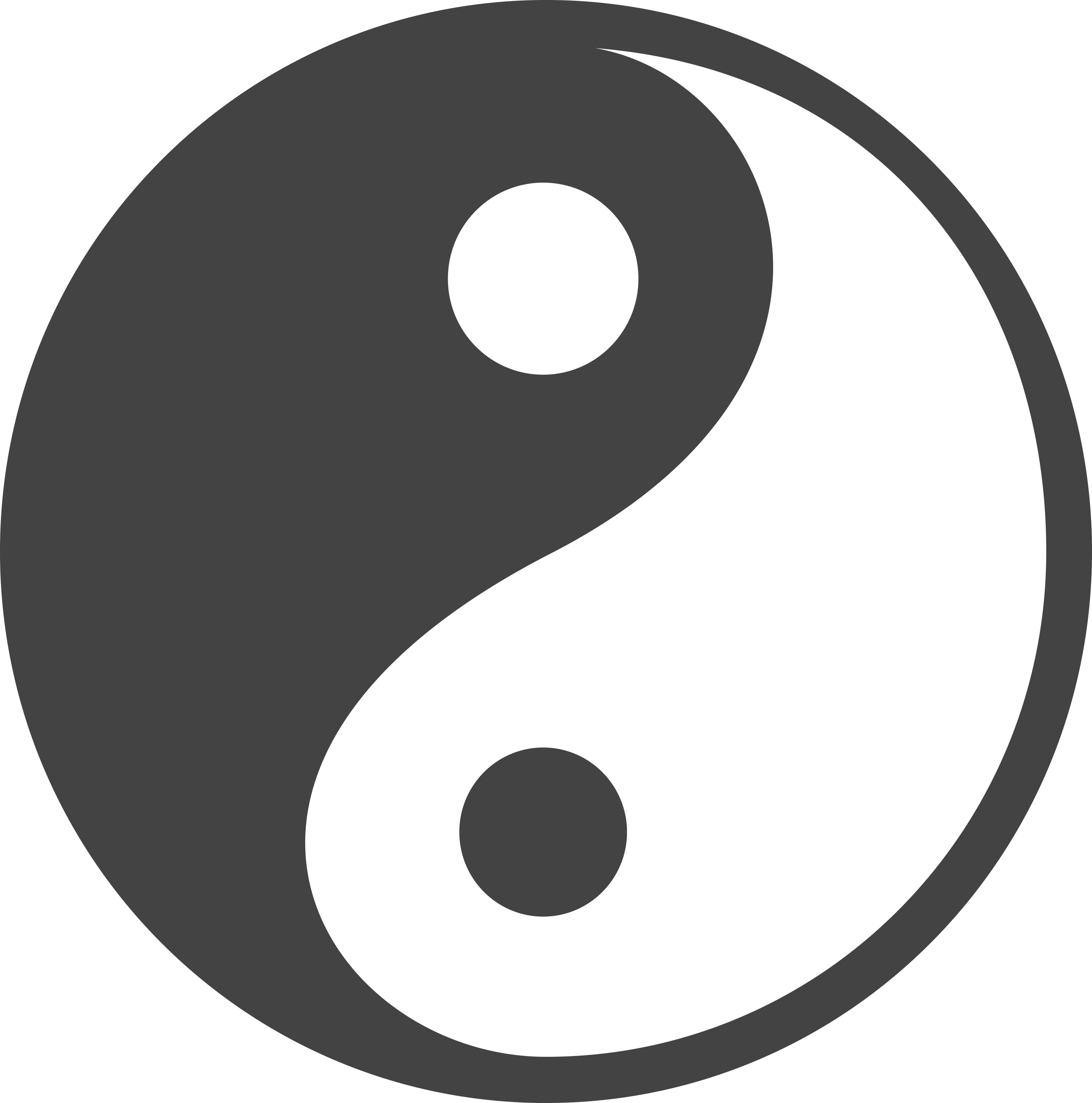 Ying Yang Icon - Circle (3000x3030), Png Download