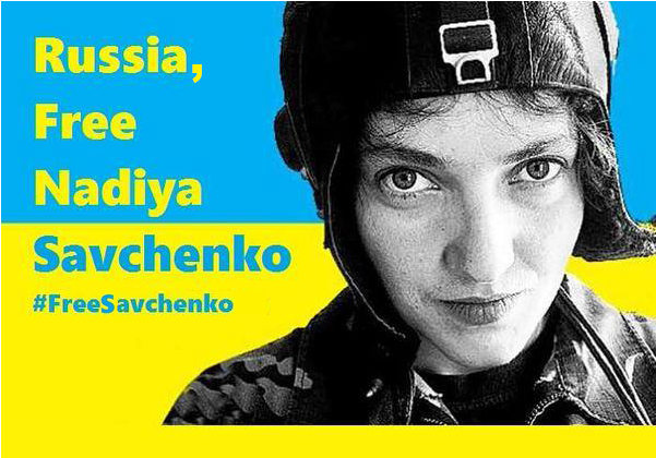 Maryna Poroshenko Addressed Michelle Obama With A Call - Nadiya Savchenko (690x460), Png Download