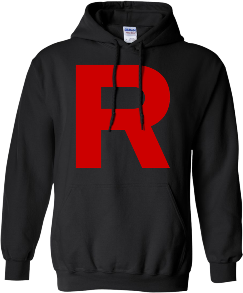 Rocket Team - Team Rocket - Monster Trainer - Black - Shirt (1024x1024), Png Download