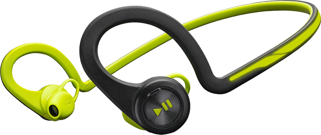 Backbeat Fit Green - Bluetooth Sport Earphones (1043x440), Png Download