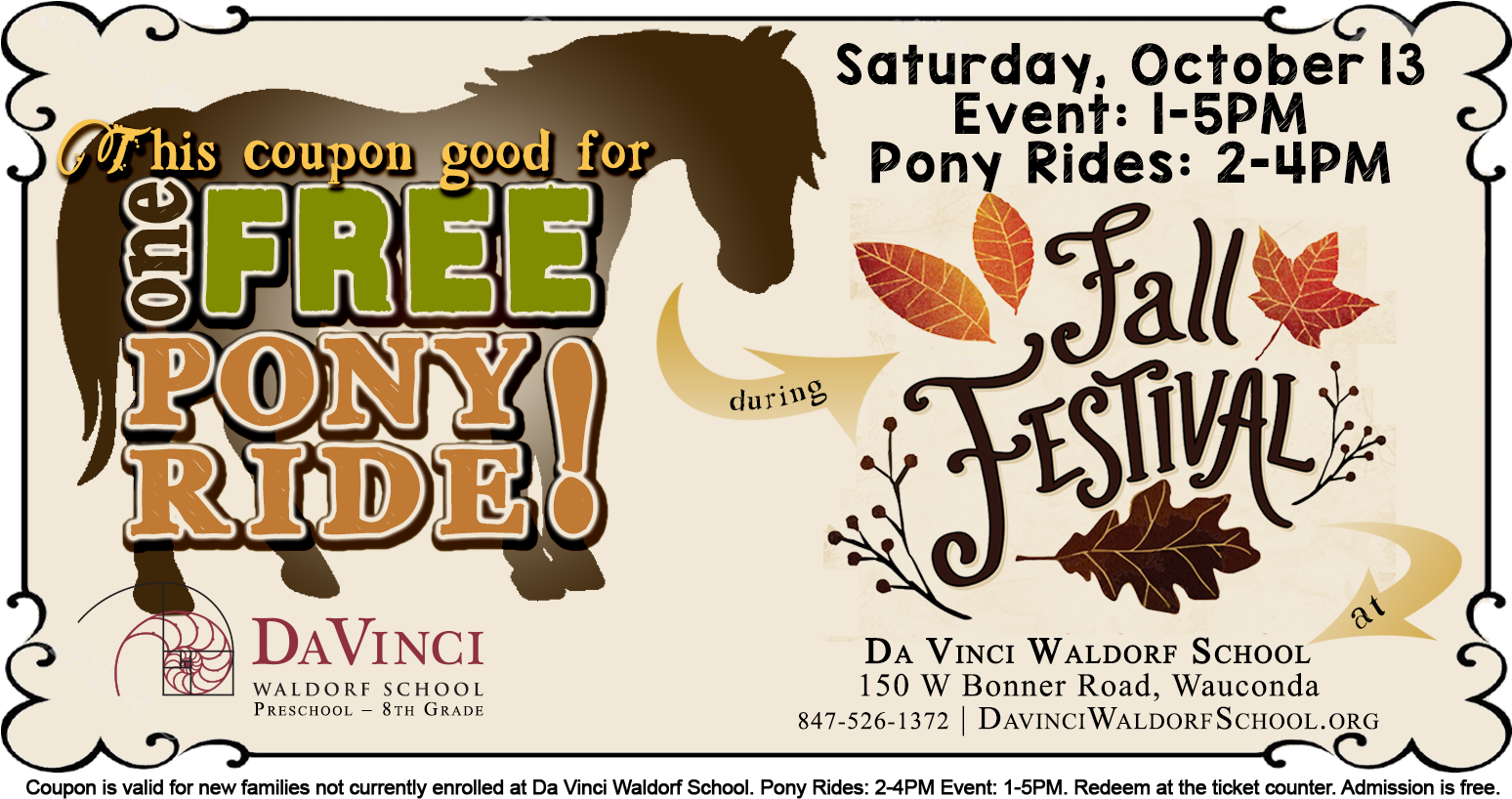 Fall Festival October 13, 1-5pm - Poster (1584x900), Png Download