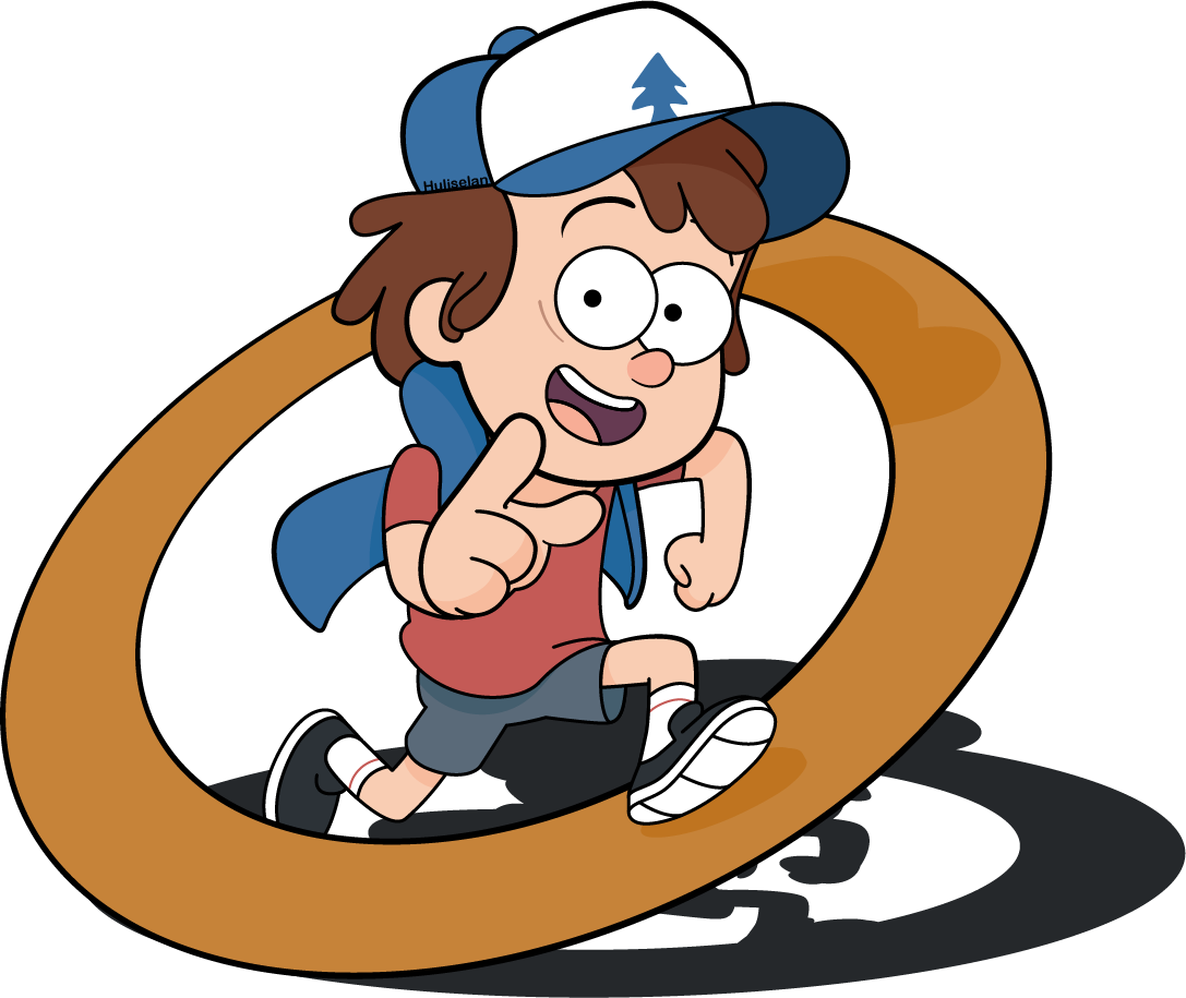 Fan Art Gravity Falls - Cartoon (1087x915), Png Download