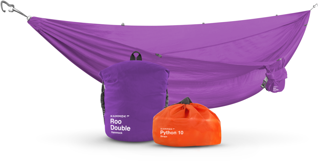 Ember Orange Ember Orange Ember Orange Ember Orange - Kammok Roo Double Hammock (1193x796), Png Download