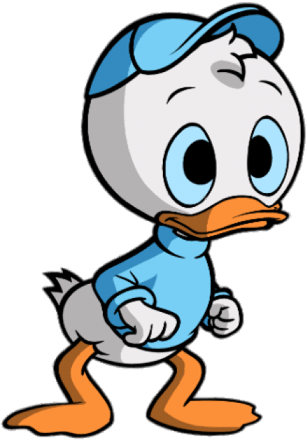 Free Png Download Ducktales Dewey Clipart Png Photo - Dewey Duck (480x653), Png Download