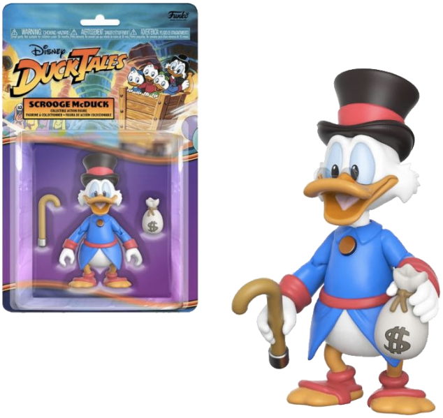 Funko Action Figure Disney Afternoon - Scrooge Mcduck Action Figure (800x800), Png Download