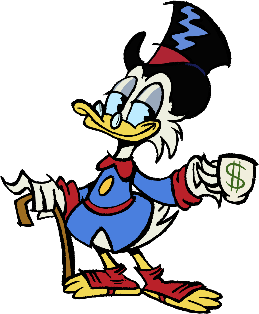Mickey Mouse Shorts Scrooge Mcduck (1136x1376), Png Download