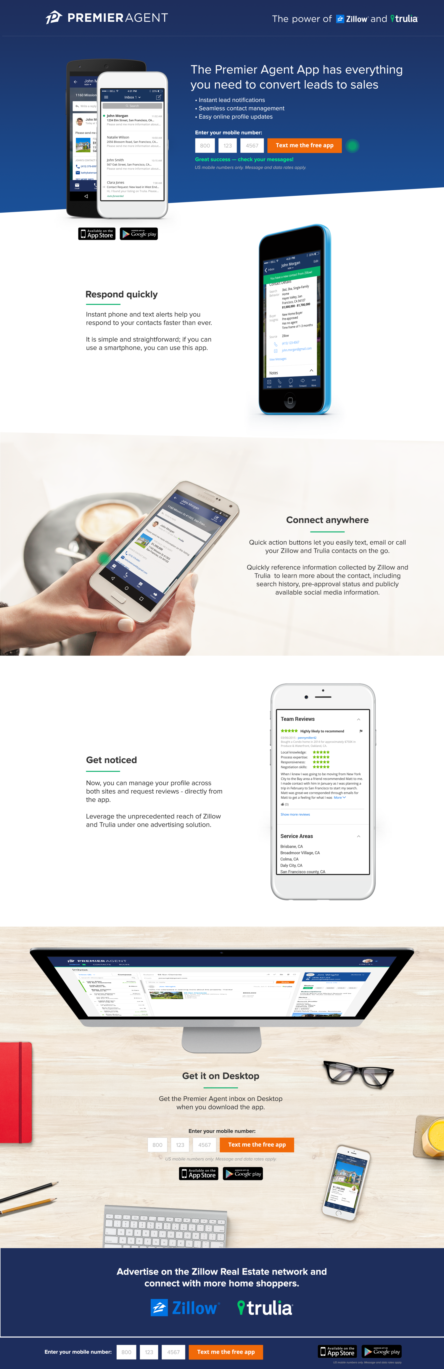 Here Are A Few Examples Of How The Premier Agent Brand - Iphone (1500x4618), Png Download