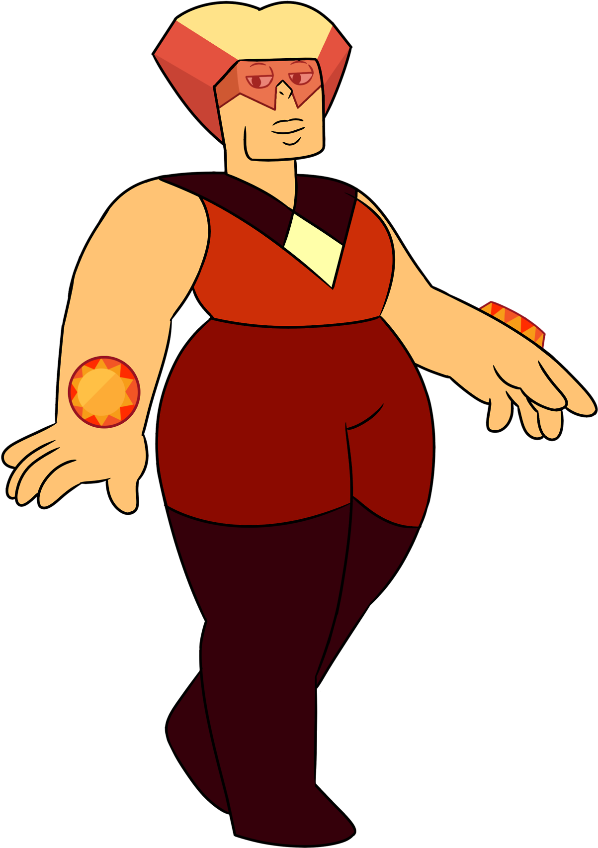 Imperial Topaz - Imperial Topaz Steven Universe (1280x1743), Png Download