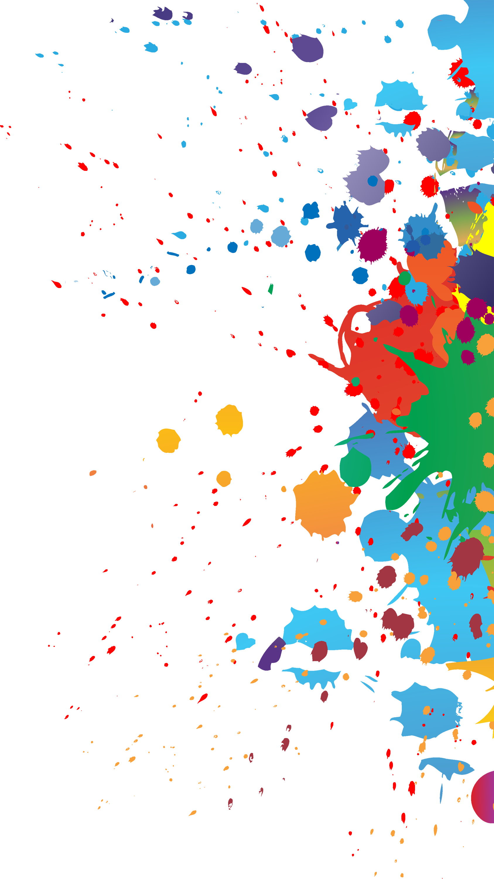 Painting Wallpaper, Paint Splatter, Invitation Design, - Wish Canetas Stabilo (1687x3000), Png Download