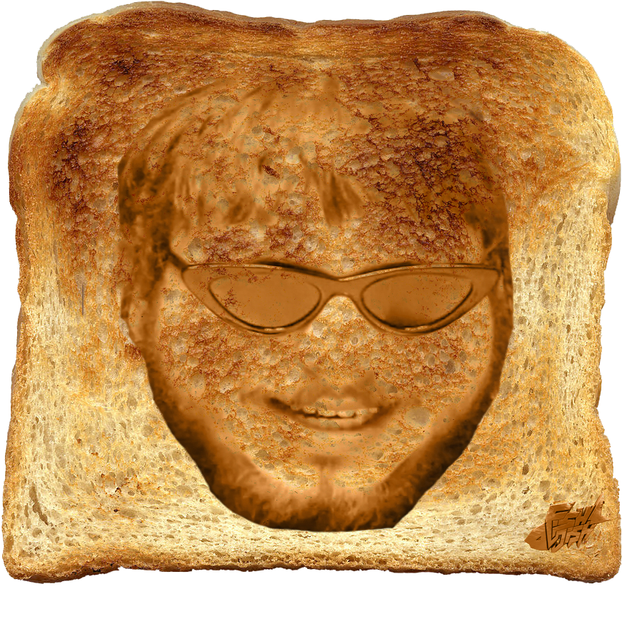 Toast Malone - Toast Sticker (1059x961), Png Download