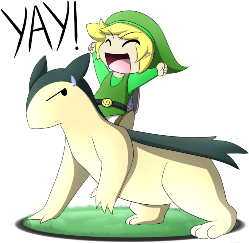 The Legend Of Zelda - Typhlosion Zelda (968x826), Png Download